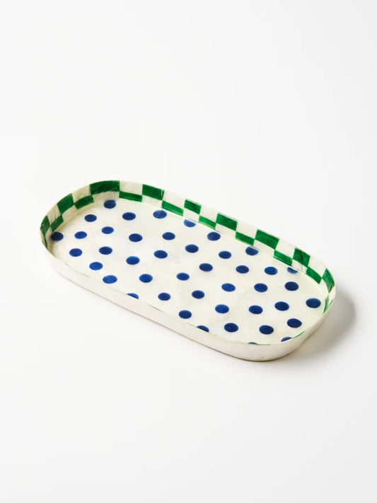 Paradis Blue Spot Tray