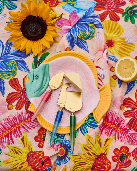 Bejewelled Cheese Knife Set