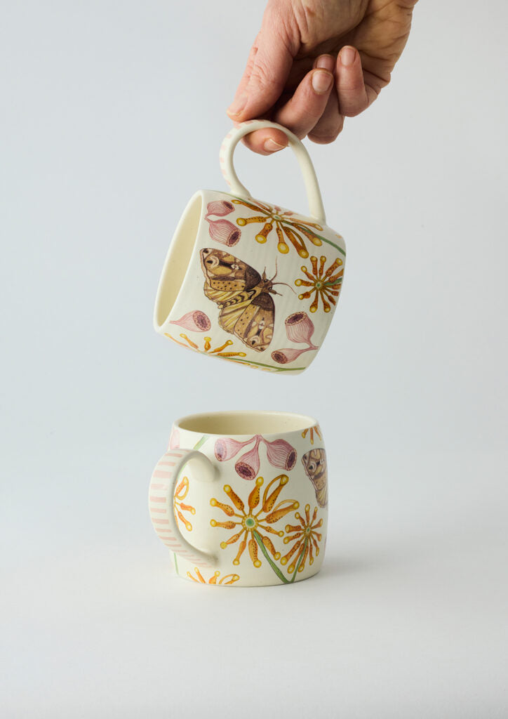 Buttermilk Mugs - Firewheel Tree