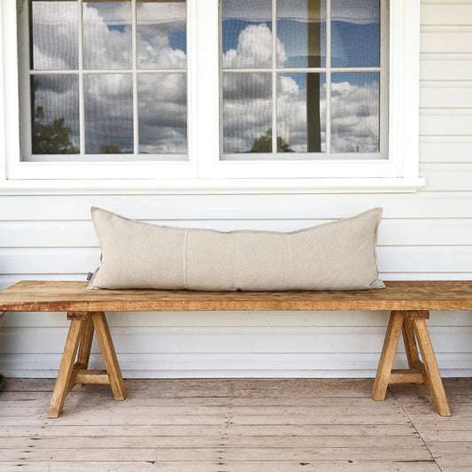 Luca Linen Long Lumbar - Natural