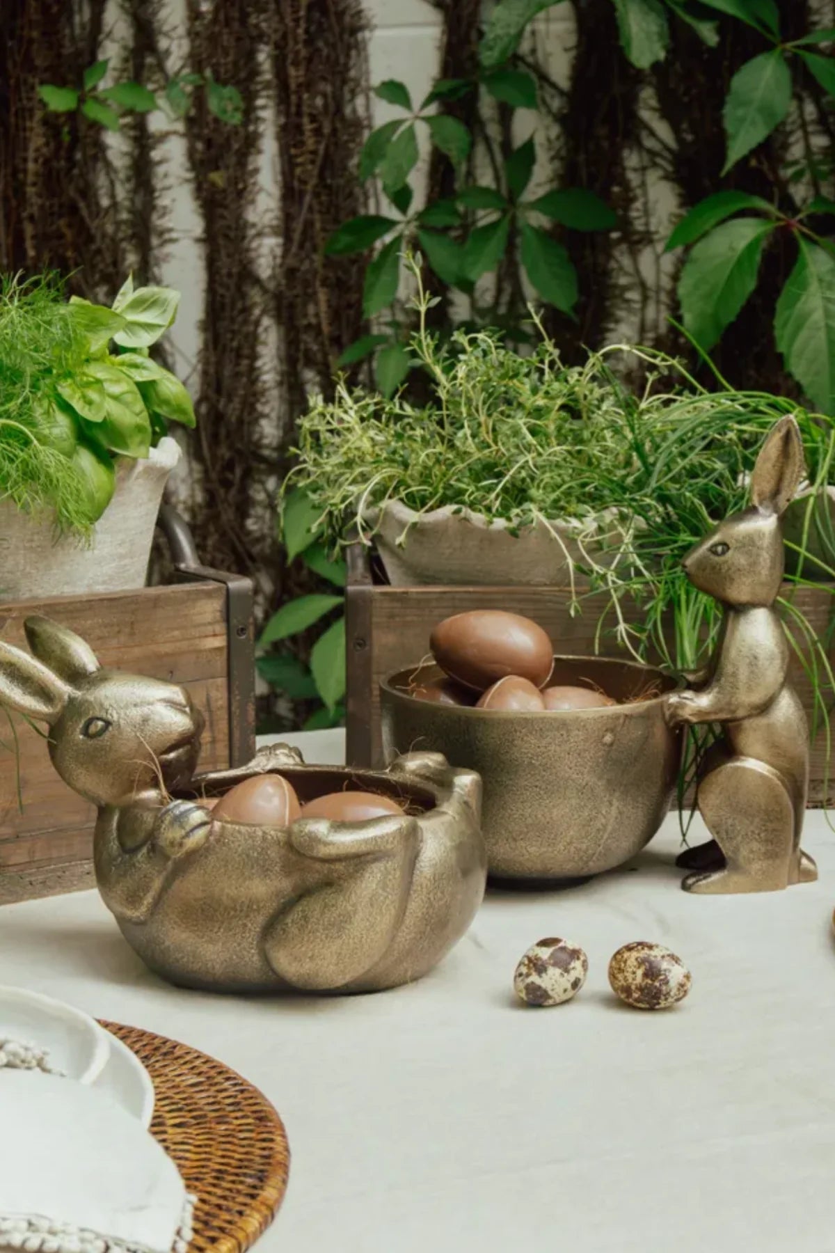 Rabbit Sweets Bowl Lying Down