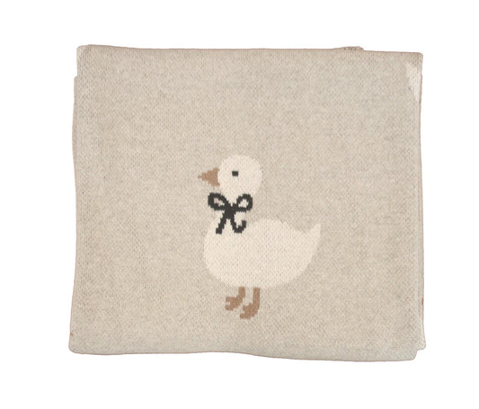 Duck Baby Blanket - Natural
