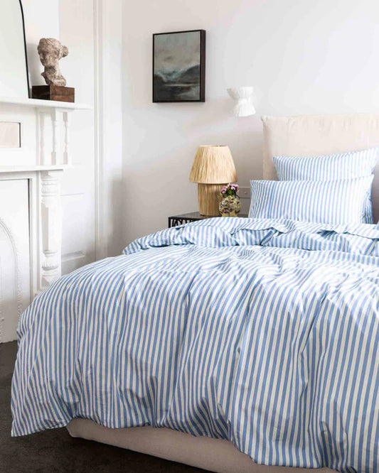 Seaside Stripe Organic Cotton Pillowcase
