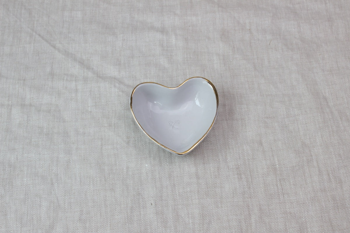 Luxe Gold Heart Dish