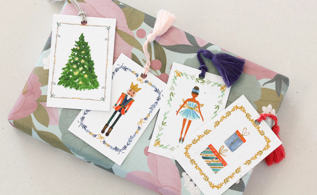 Nutcracker Plantable Gift Tags 8 Pack