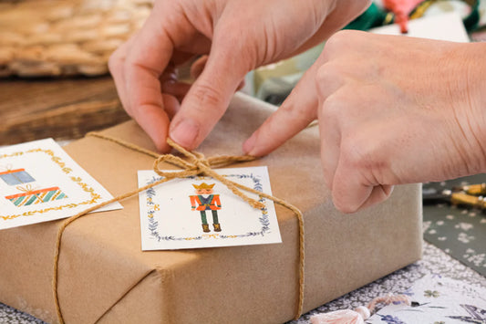 Nutcracker Plantable Gift Tags 8 Pack