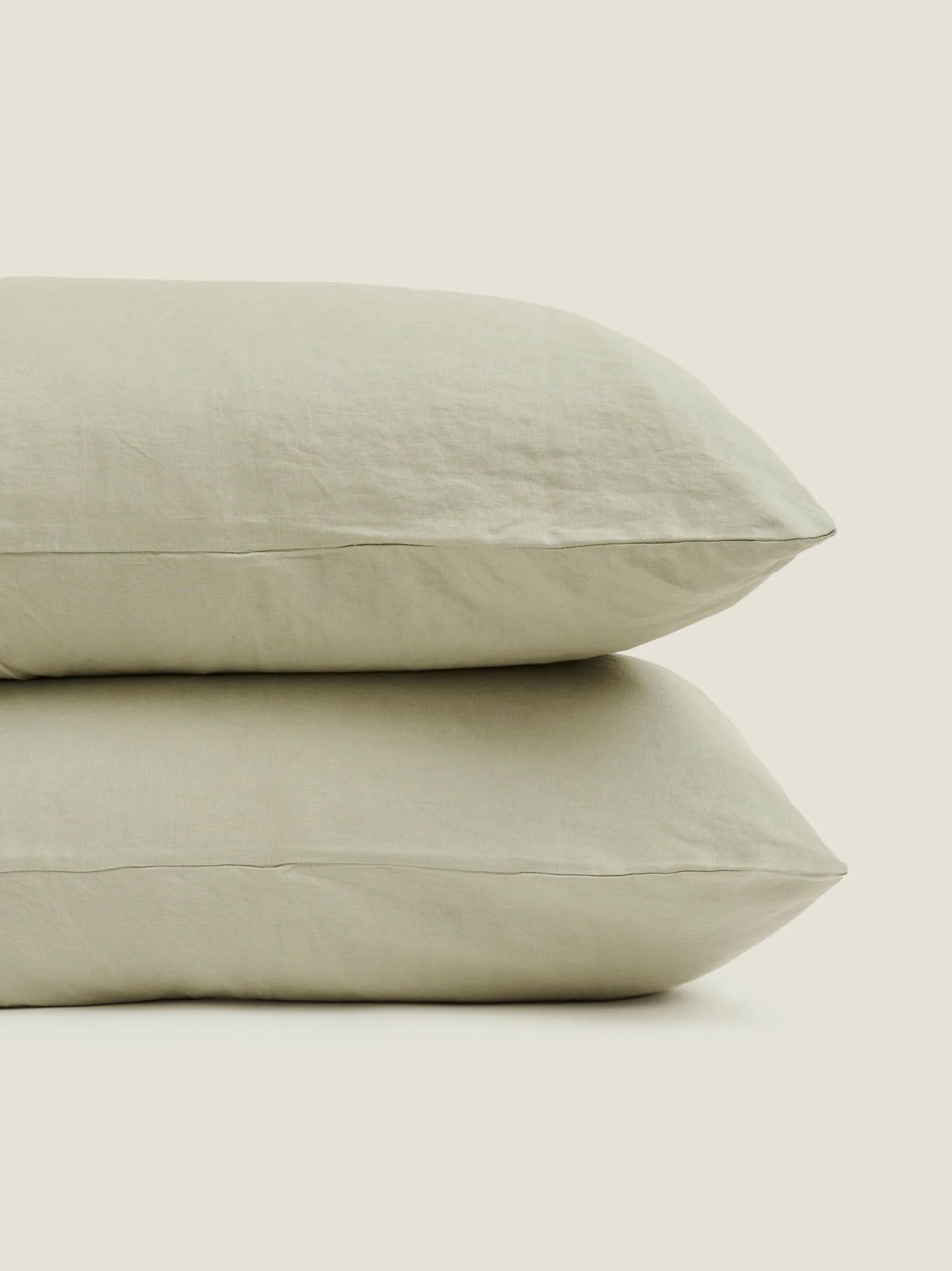 Sage 100% Pure Linen Pillowcase Set (2P)