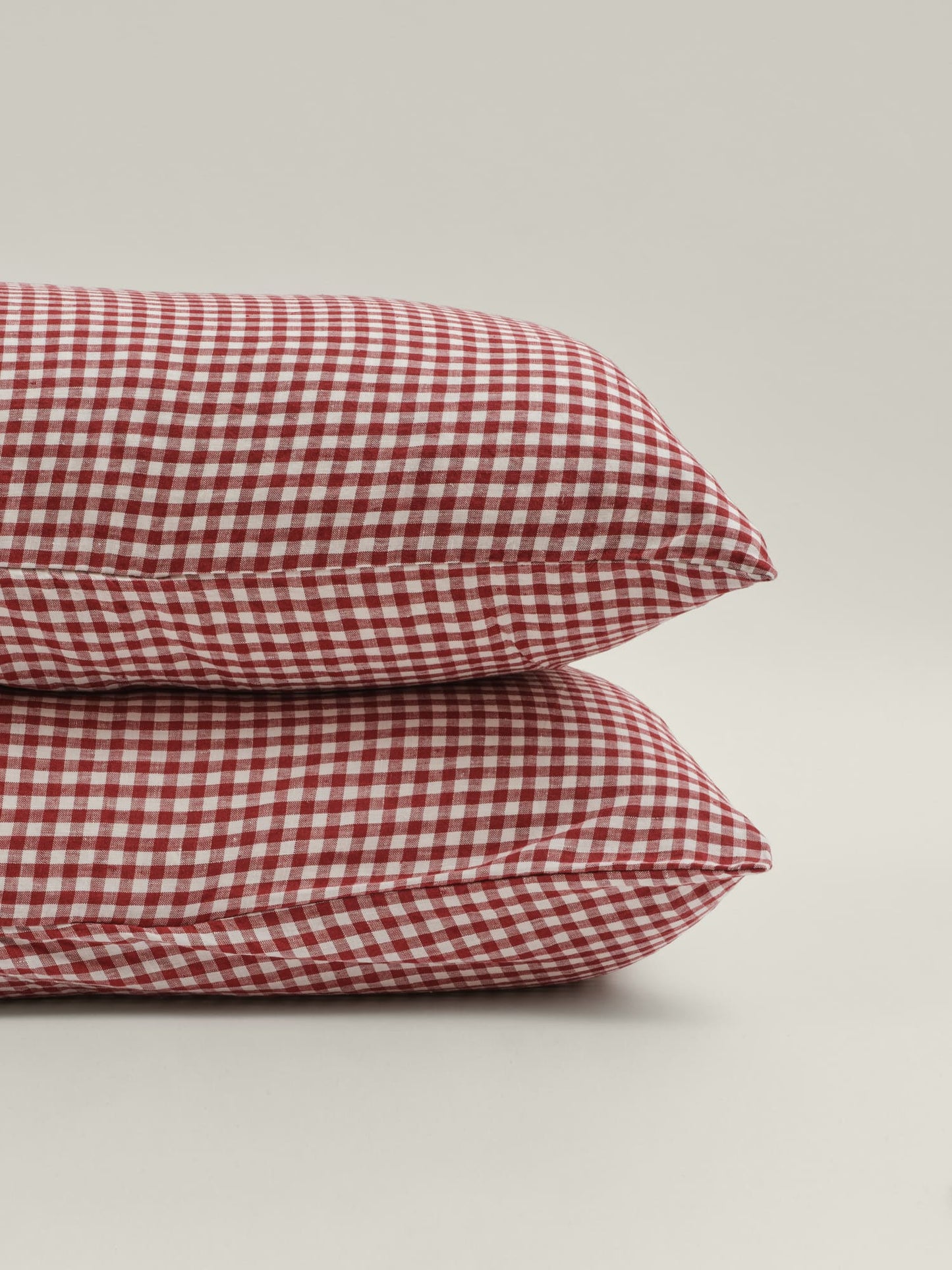 Pinot Gingham 100% Pure Linen Pillowcase Set (2P)