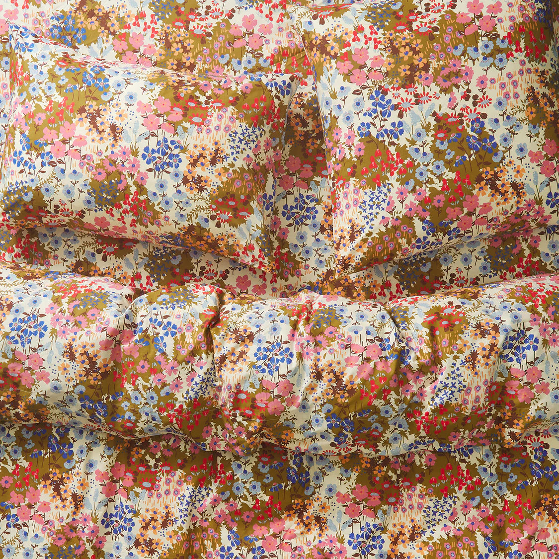 Aisha Cotton Quilt Cover Ginger - Queen
