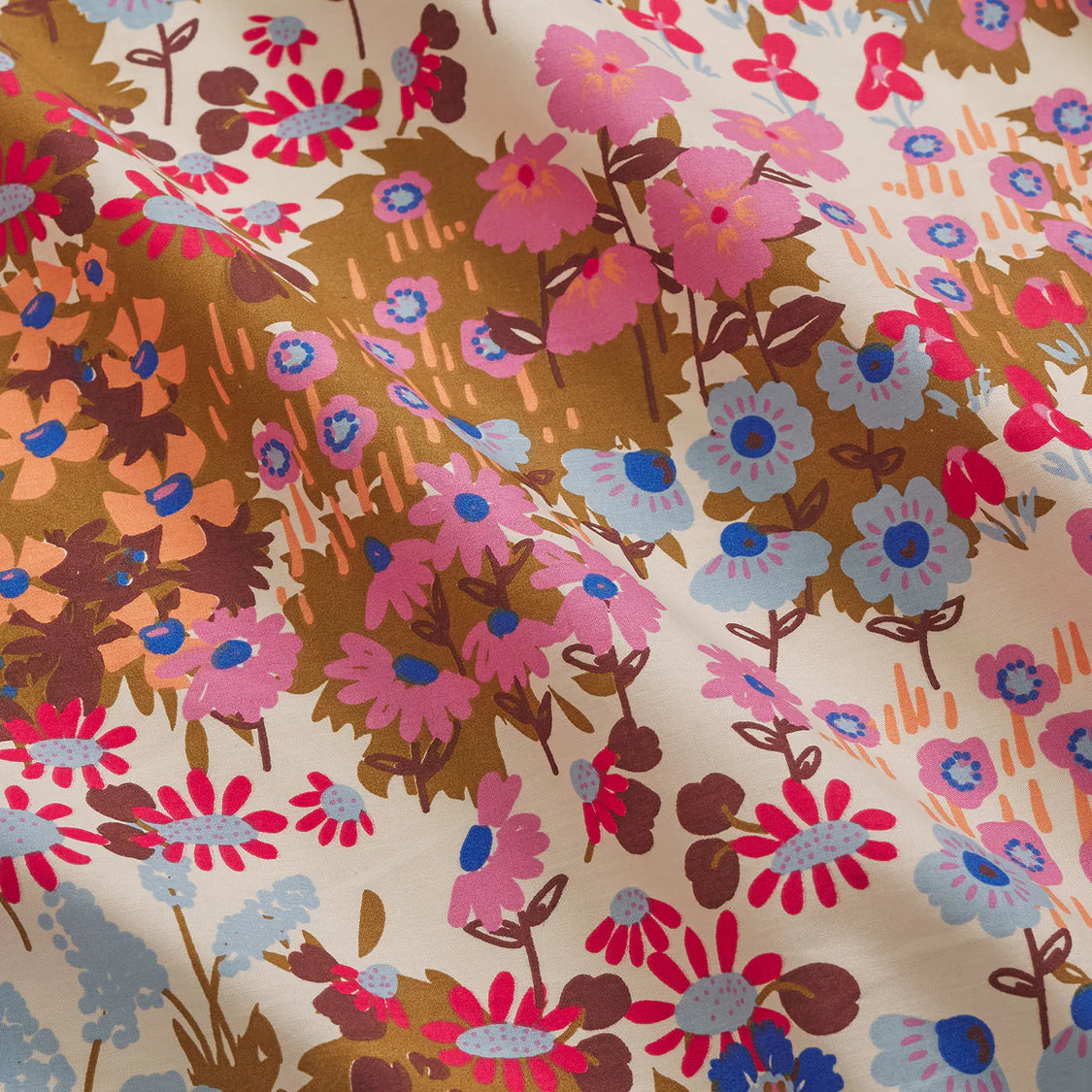 Aisha Cotton Quilt Cover Ginger - Queen