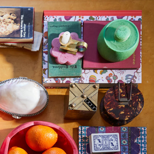 Cecilia Coasters - Fuchsia - Set of 2