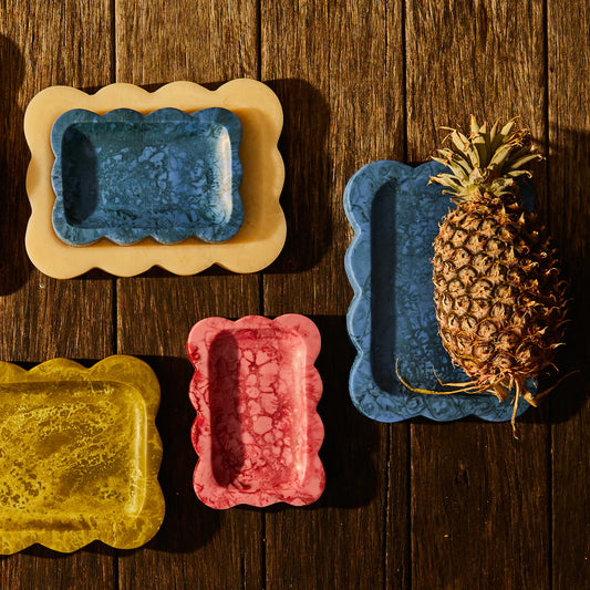 Beau Small Tray - Azure