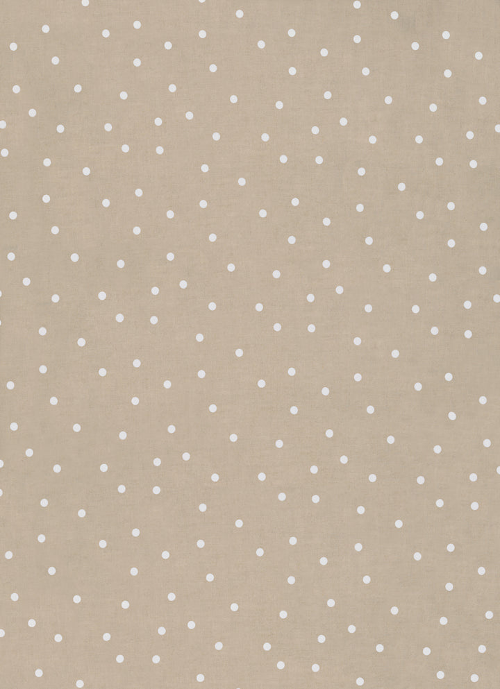 Natural Spot Linen Fitted Cot Sheet