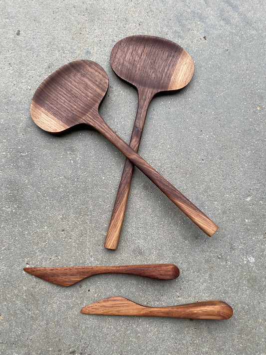 Handmade Salad Servers