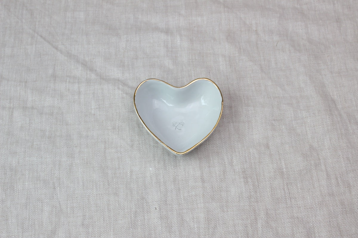 Luxe Gold Heart Dish