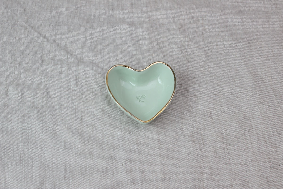 Luxe Gold Heart Dish