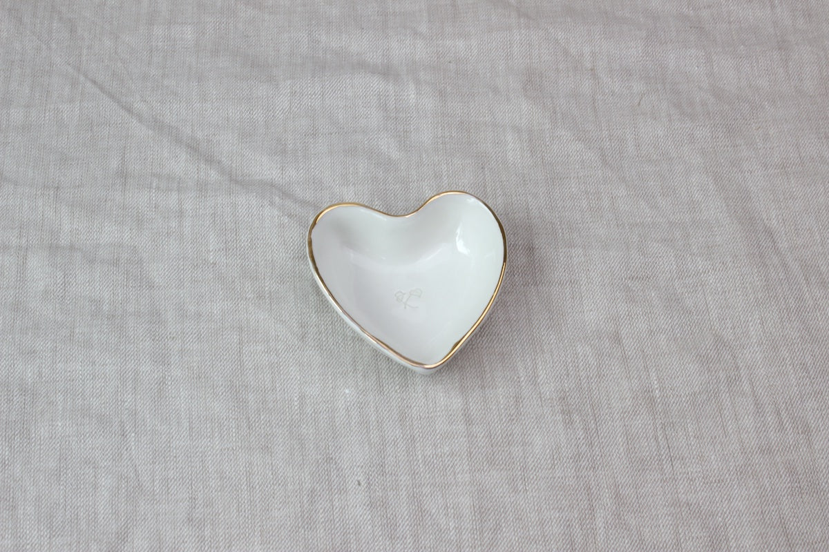 Luxe Gold Heart Dish
