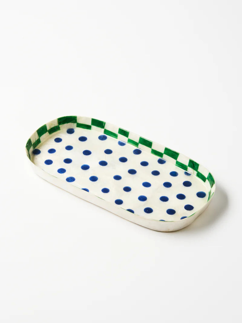Paradis Blue Spot Tray