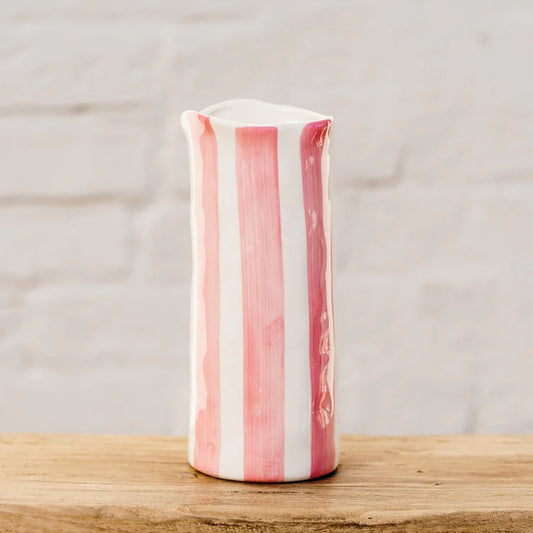Medium Vase - Pink Stripe