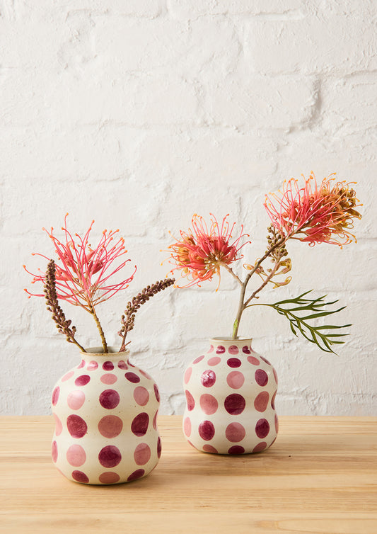 Bushland Spot Bud Vase - Magenta
