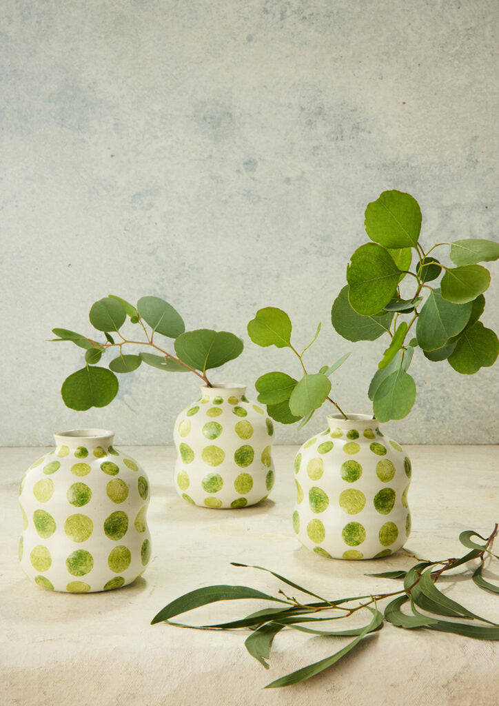 Bushland Spot Bud Vase - Green