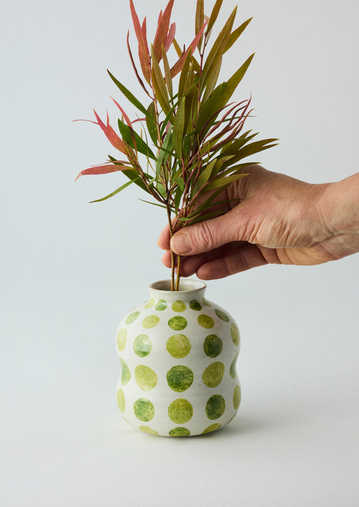 Bushland Spot Bud Vase - Green