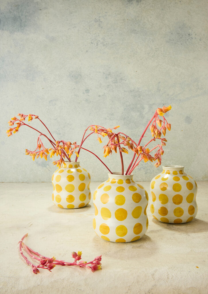 Bushland Spot Bud Vase - Yellow