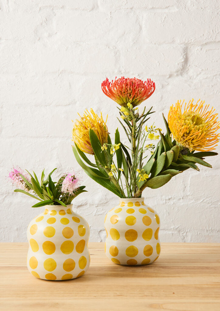 Bushland Spot Bud Vase - Yellow