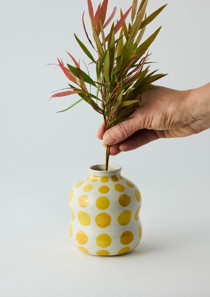 Bushland Spot Bud Vase - Yellow