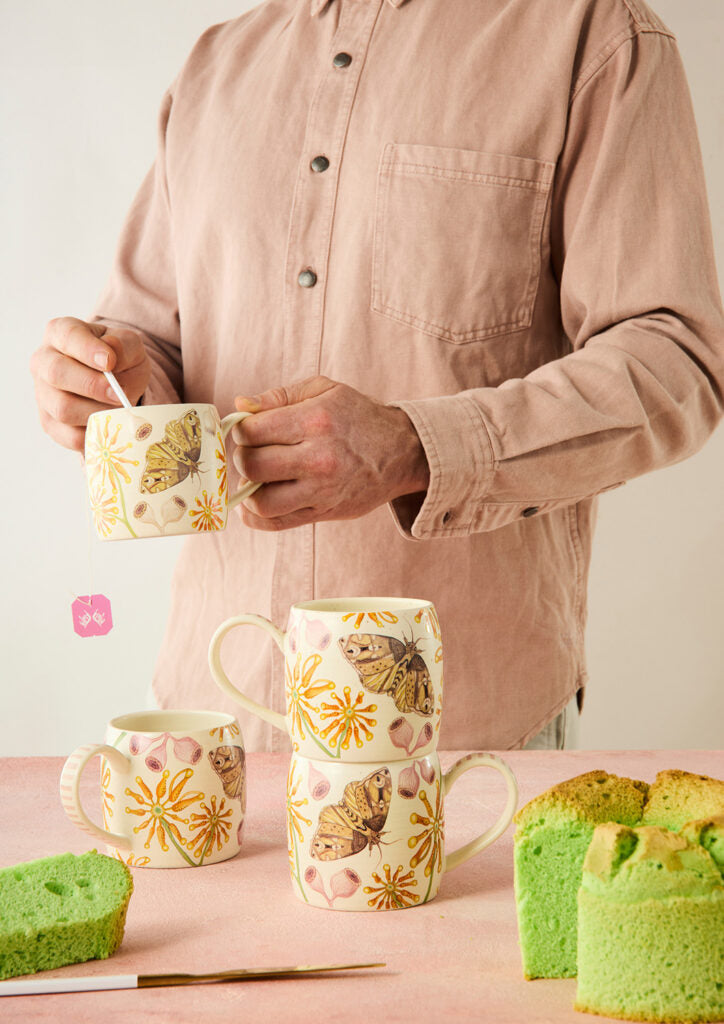 Buttermilk Mugs - Firewheel Tree