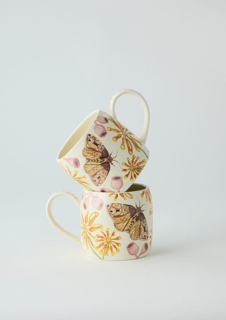 Buttermilk Mugs - Firewheel Tree