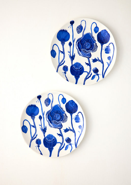 Dream Poppies - Side Plate Two Set