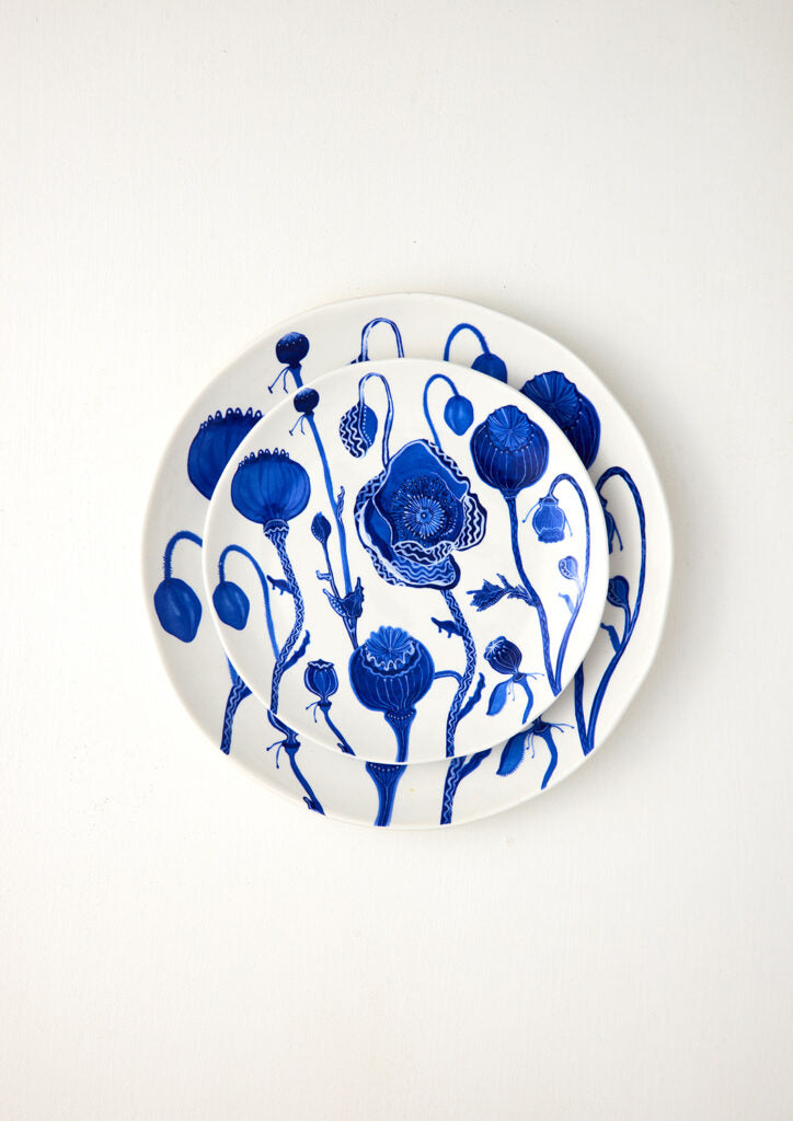 Dream Poppies - Dinner Plate Two Set