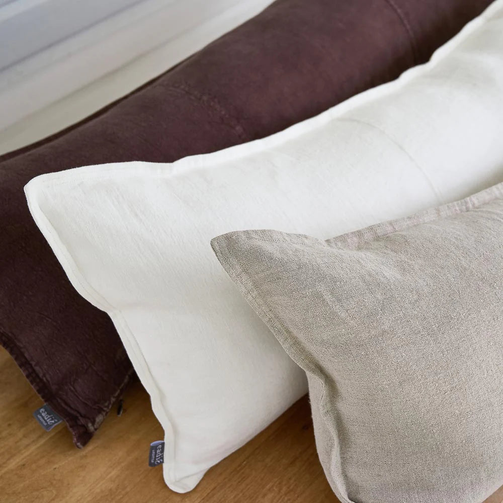 Luca Linen Long Lumbar - Natural