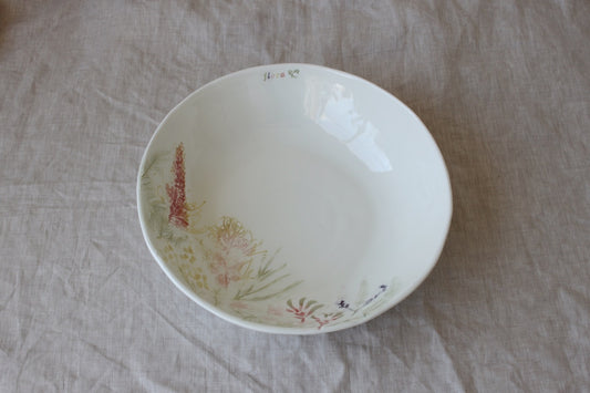 Flora Serving Bowl - Mixed Flora
