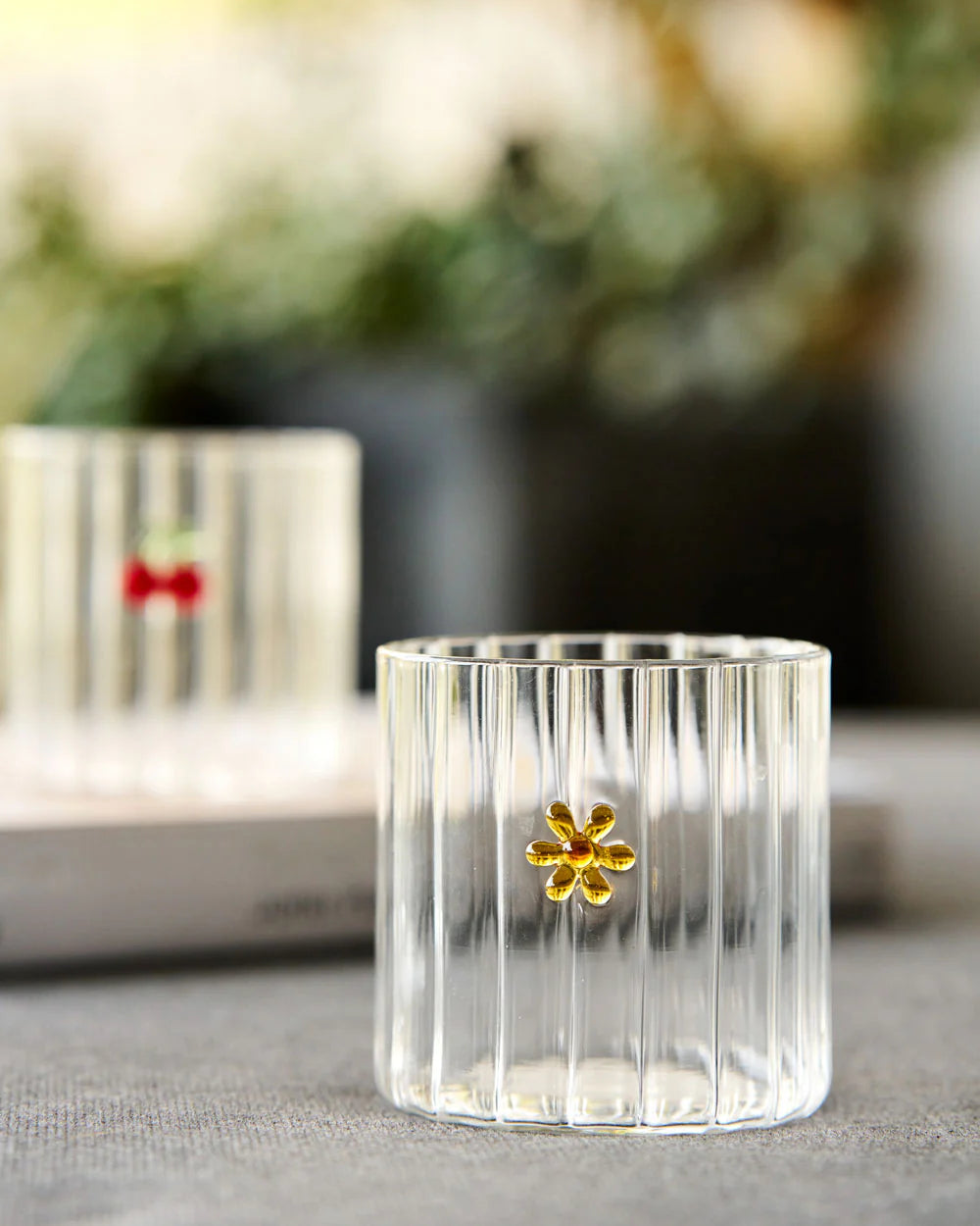 Haven Glass Tumbler - Flower