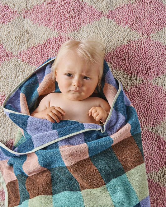 Woodlands Tartan Terry Baby Towel