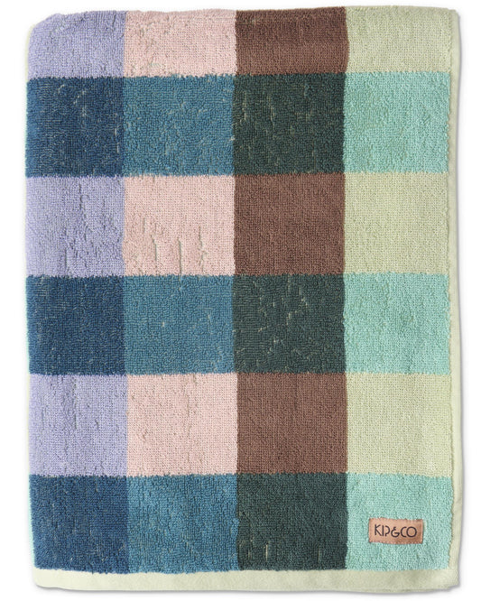 Woodlands Tartan Terry Bath Sheet / Beach Towel