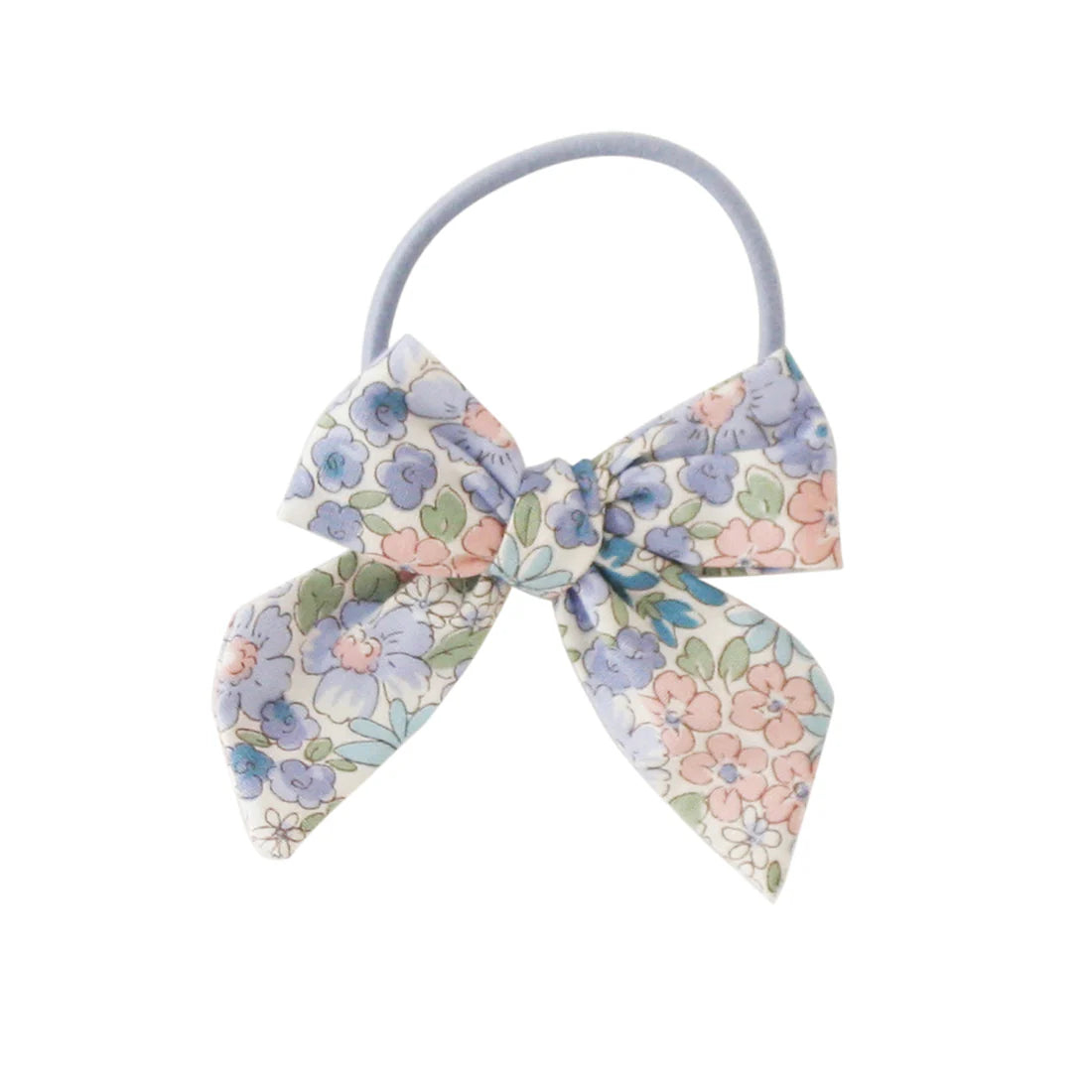 Bow Hair Tie Set - Liberty Blue