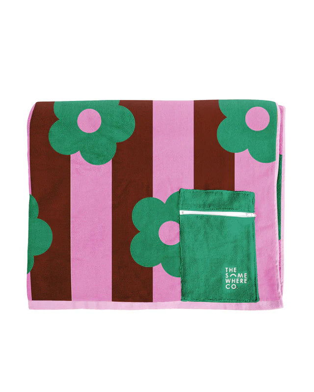 Rocky Road Premium Cotton Beach Towel