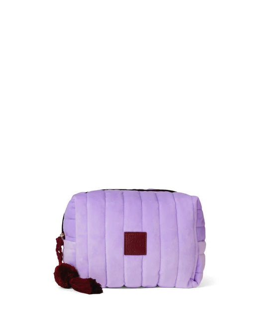 Lilac Velvet Cosmetic Bag
