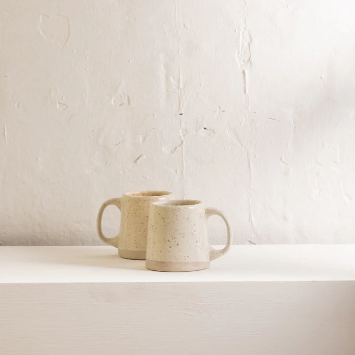 Andres Angled Dipped Mug - Cream