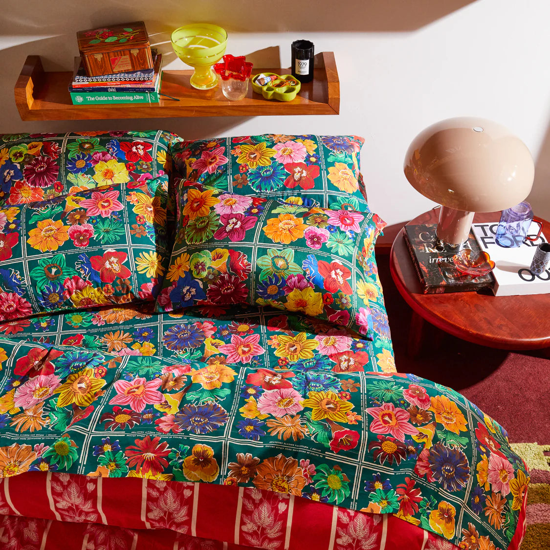 Ines Silk Pillowcase - Verdant