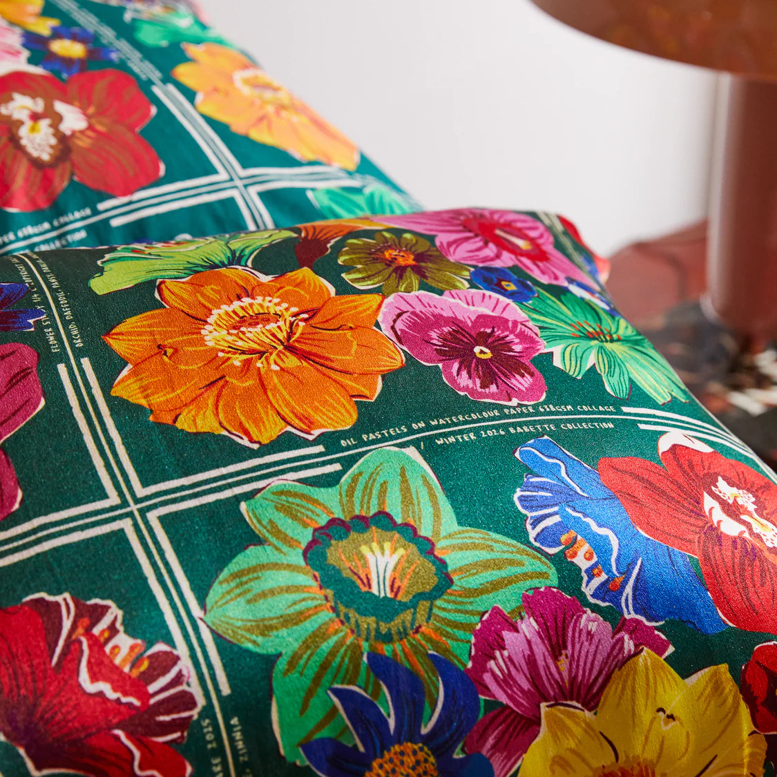 Ines Silk Pillowcase - Verdant