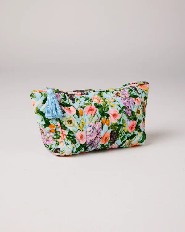 Spring In The Air Velvet Toiletry Bag