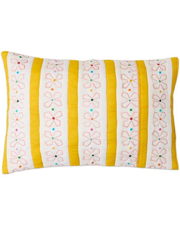 Kip & Co x Anna Spiro Daisy Chain Organic Cotton Pillowcase (2P)