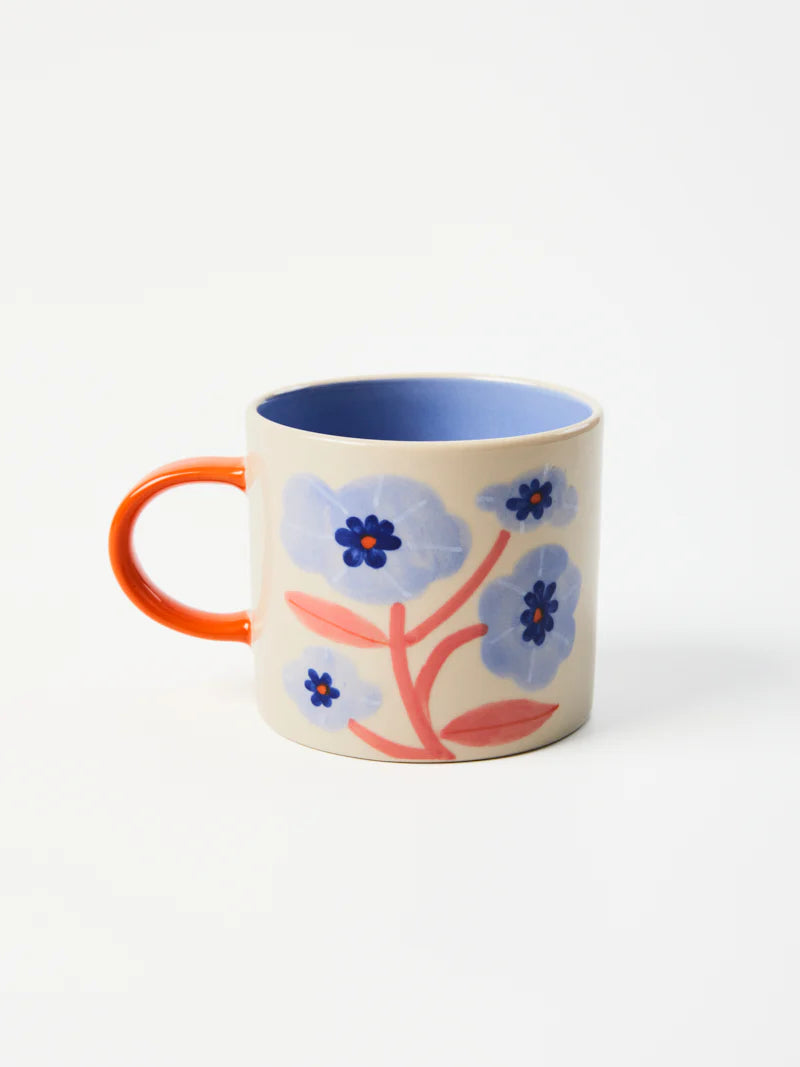 Bloomie Blue Flower Mug