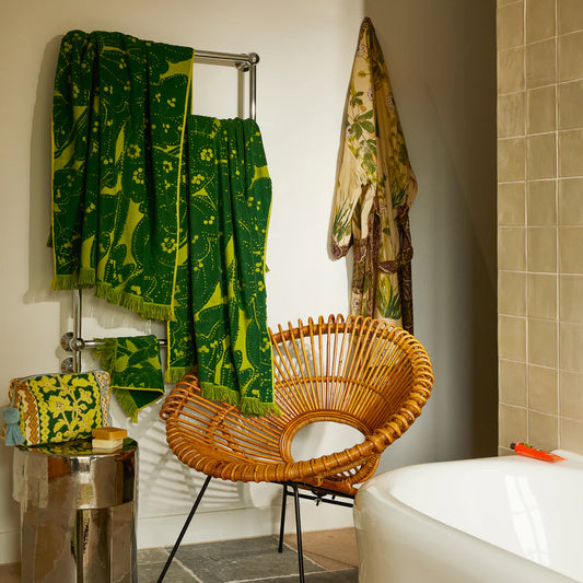 Lucia Bath Sheet - Kelp