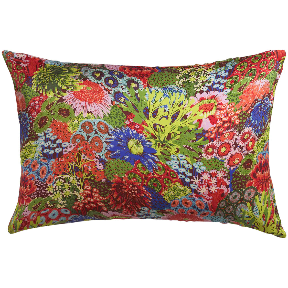 Coralie Silk Pillowcase - Garnet