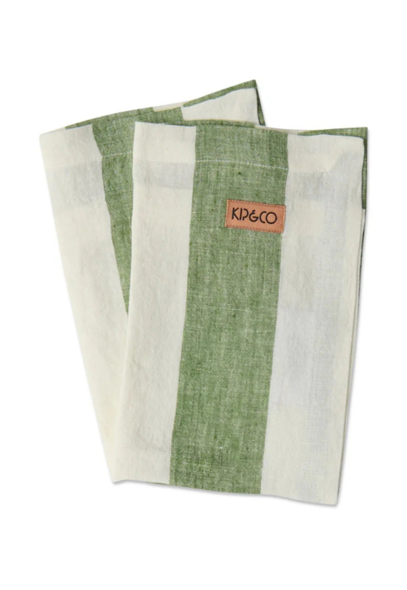 Moss Stripe 4P Napkin Set